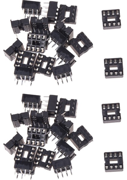 40 x 8 Pin 2.54MM Pitch Ic Soket Lehim Tipi Adaptör (Yurt Dışından)