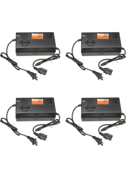 4x 72 V 20AH Motosiklet Pil Şarj Cihazı 6 LED Ekran Scooter Tekerleği Kurşun Asit Akü Elektrikli Bisiklet Aksesuarları Abd Plug (Yurt Dışından)