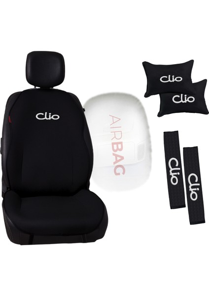 Renault Clio Nakışlı Jakar Dokuma Oto Minder ve Konfor Seti