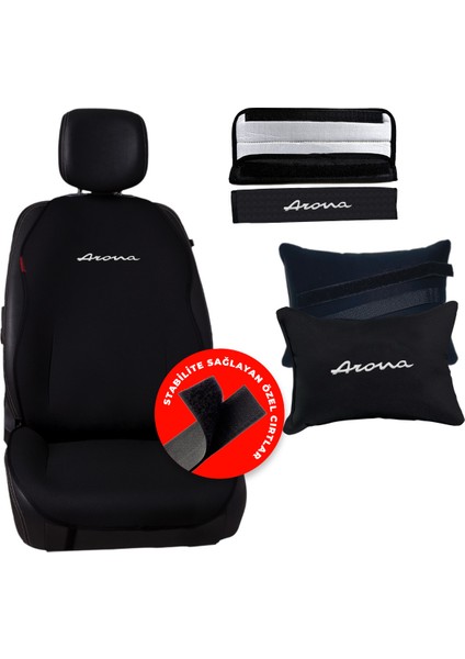 Seat Arona Nakışlı Jakar Dokuma Oto Minder ve Konfor Seti