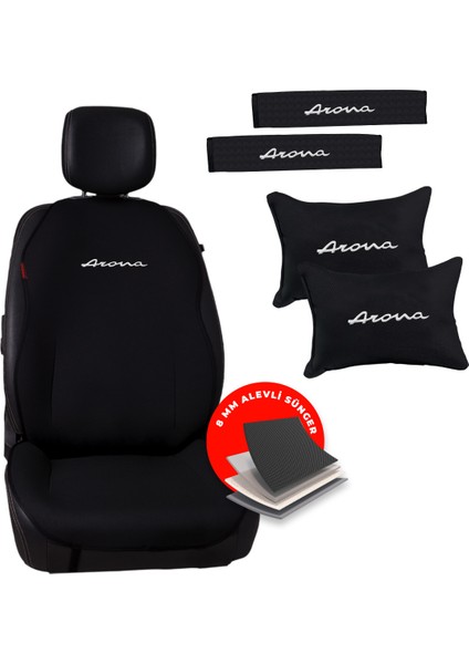 Seat Arona Nakışlı Jakar Dokuma Oto Minder ve Konfor Seti