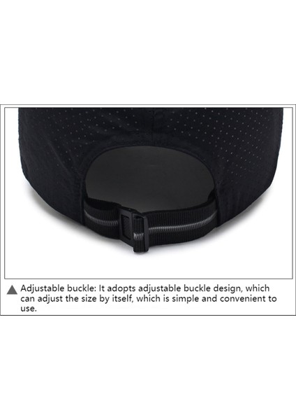 Unisex Düz Renk Beyzbol Şapkası Çabuk Kuruyan Nefes Alabilen Baba Şapkası (Yurt Dışından) modelleri