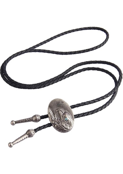 Bolo Kravat-El Yapımı Batı Kovboy Siyah Vintage Ağustosböceği Kolye Kadınlar, Erkekler Için (Yurt Dışından)