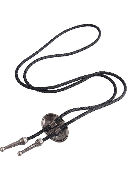 Bolo Kravat-El Yapımı Batı Kovboy Siyah Vintage Ağustosböceği Kolye Kadınlar, Erkekler Için (Yurt Dışından)