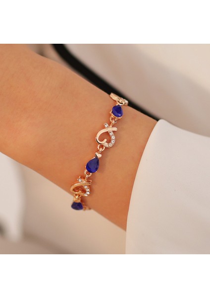 Kalp Şeklinde Kristal Bilezik Zirkon Rhinestone Bilezik Elmas Kakma Tasarım Bilezikler Aile Arkadaşı Için Hediyeler (Yurt Dışından) fiyatları