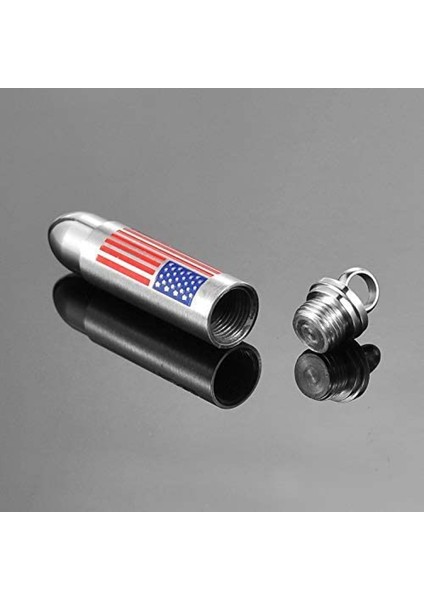 Avekı Külleri Için Urn Kolye, Kremasyon Takı Mermi Amerikan Bayrağı Kremasyon Külleri Urn Kolye Paslanmaz Çelik Anıt Kolye, Stil B (Yurt Dışından) fiyatları