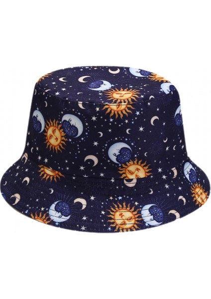 Kadınlar Için Sevimli Kova Şapka Plaj Balıkçı Şapkaları, Çift Taraflı Aşınabilen Unisex (HATL031) (Yurt Dışından)