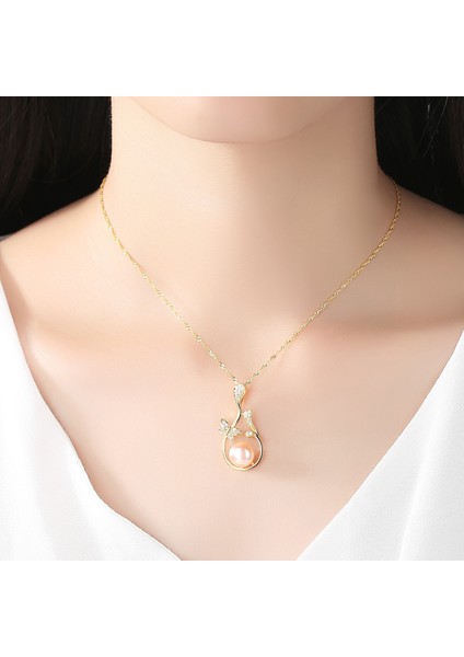925 Ayar Gümüş Inci/aytaşı Kolye Birthstone Kolye Kadınlar Için Doğum Günü Anneler Günü Takı Hediyeler Anne Onun Kadın Kızlar Için (Yurt Dışından) fiyatları