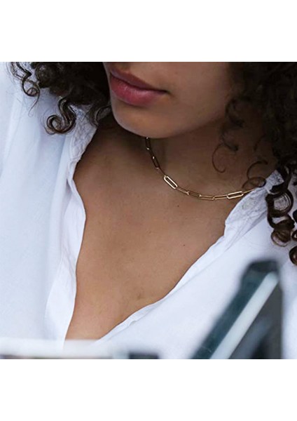 Kadın Zarif Katmanlı Harf Kolye, 14K Altın Kaplama Ataçlı Zincir Kolye (Yurt Dışından) indirimleri