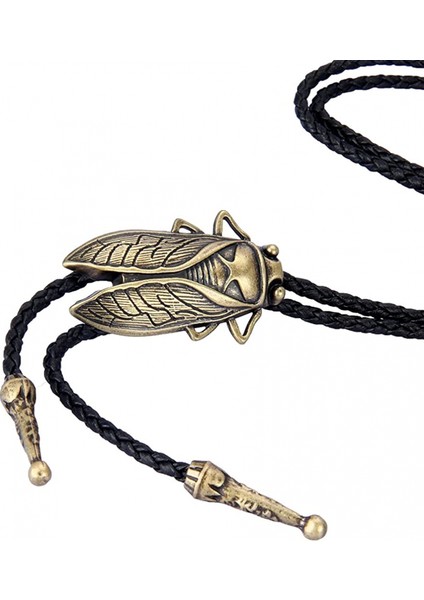 Bolo Kravat-El Yapımı Batı Kovboy Siyah Vintage Ağustosböceği Kolye Kadınlar, Erkekler Için (Yurt Dışından) fiyatları