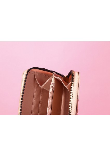 Ladies Credit Card Holder Wallet Zipper Leather Card Holder Rfıd Blocking Ladies Trumpet Accordion Wallet With Stainless Steel Zipper Ladies Compact Accordion Id Card Holder (Yurt Dışından) modelleri