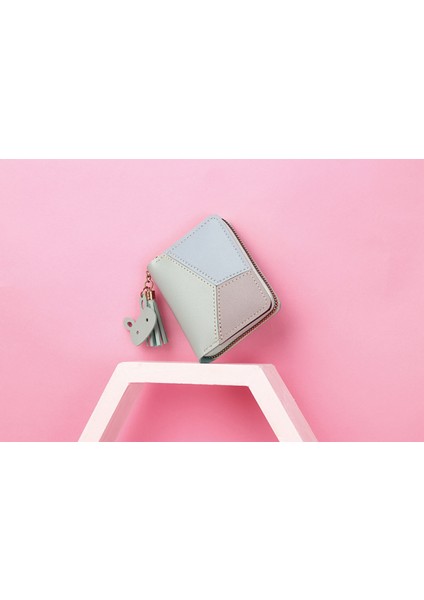 Ladies Credit Card Holder Wallet Zipper Leather Card Holder Rfıd Blocking Ladies Trumpet Accordion Wallet With Stainless Steel Zipper Ladies Compact Accordion Id Card Holder (Yurt Dışından) fırsatları
