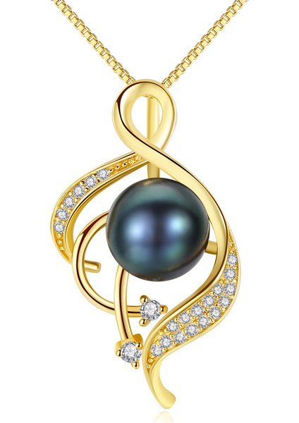 925 Ayar Gümüş Inci/aytaşı Kolye Birthstone Kolye Kadınlar Için Doğum Günü Anneler Günü Takı Hediyeler Anne Onun Kadın Kızlar Için (Yurt Dışından)