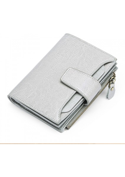 Smart Anti-Theft Gps Vertical Men's Women's Wallet Slim Tri-Fold Cowhide Leather Men's Uk Multi Card Sleeve And Card Holder, Wallet With Rfıd Blocking And Zipper Coin Pocket (Yurt Dışından)