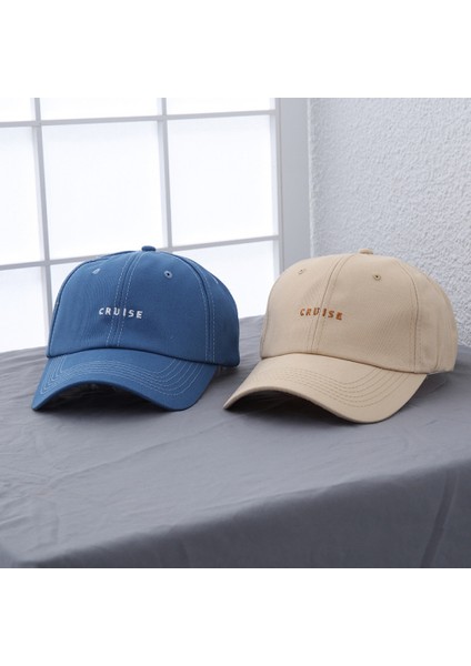 Harf Işlemeli Şapka Ayarlanabilir Beyzbol Şapkası(Mavi) (Yurt Dışından) fırsatları