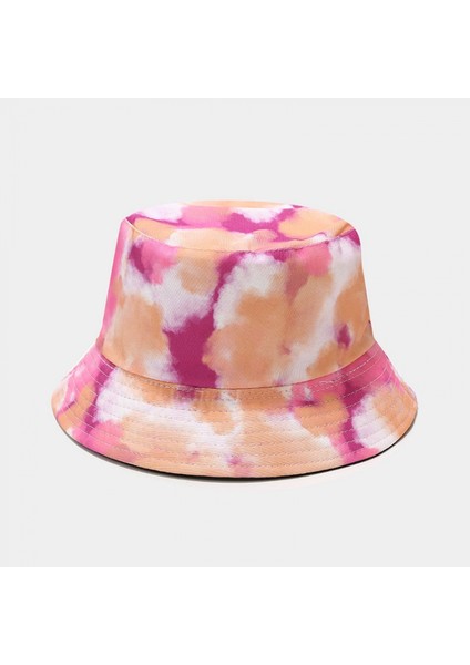 Kova Şapka Batik Geri Dönüşümlü Balıkçı Yaz Plaj Güneş Şapkaları Kadınlar Için (Yurt Dışından)