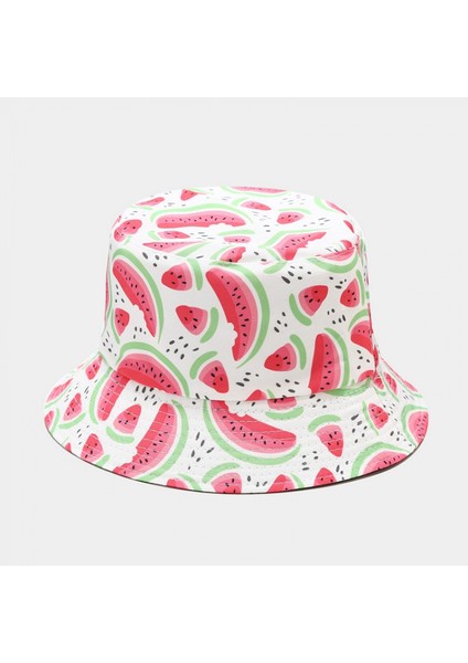 Unisex % 100% Pamuk Toplanabilir Kova Şapka Erkekler Kadınlar Için Güneş Şapkası Düz Renkler (Yurt Dışından)