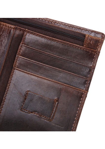 Cüzdanlar Erkek Deri Rfıd Engelleme Ince Cüzdan, 10 Kredi Kartı, 2 Banknot Bölmesi, Kimlik Penceresi ve Para Cebi Minimalist Cüzdan (Yurt Dışından) modelleri