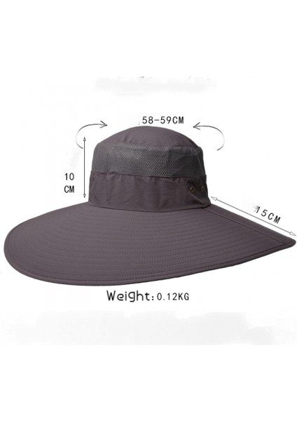 Erkekler ve Kadınlar Için Güneş Şapkası Uv Korumalı Kova Şapkası Upf 50+ Balıkçılık, Yürüyüş, Safari ve Bahçecilik Için Açık Hava Askeri Şapka-Beyaz (Yurt Dışından) fırsatları