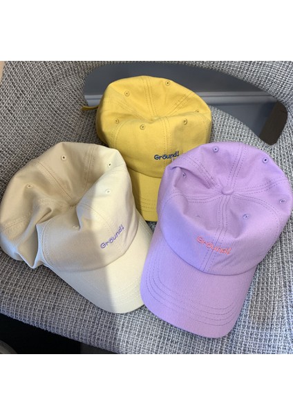 Unisex Basit Işlemeli Harf Ayarlanabilir Beyzbol Şapkası(Beyaz) (Yurt Dışından) fiyatları