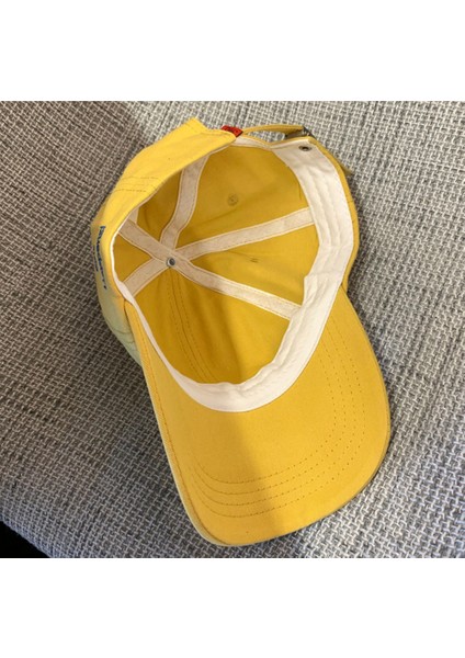 Unisex Basit Işlemeli Harf Ayarlanabilir Beyzbol Şapkası(Beyaz) (Yurt Dışından) modelleri