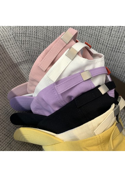 Unisex Basit Işlemeli Harf Ayarlanabilir Beyzbol Şapkası(Beyaz) (Yurt Dışından) fırsatları