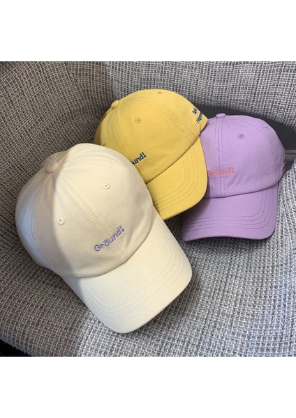Unisex Basit Işlemeli Harf Ayarlanabilir Beyzbol Şapkası(Beyaz) (Yurt Dışından) indirimleri
