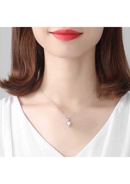 Kadınlar Için Gümüş Birthstone Kolye Zarif Sonsuzluk Kolye Anneler Günü Yıldönümü Doğum Günü Takı Anne Eşi Bayan Kızı Için Hediyeler (Yurt Dışından)