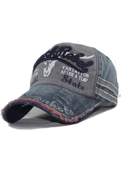 Eski Boğa Kafalı Beyzbol Şapkası, Yıkanmış Şapka, Yıpranmış Vizör, Erkek ve Kadın Yeni Beyzbol Şapkası (Yurt Dışından)