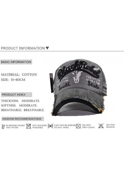 Eski Boğa Kafalı Beyzbol Şapkası, Yıkanmış Şapka, Yıpranmış Vizör, Erkek ve Kadın Yeni Beyzbol Şapkası (Yurt Dışından) fiyatları