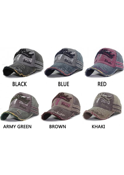 Eski Boğa Kafalı Beyzbol Şapkası, Yıkanmış Şapka, Yıpranmış Vizör, Erkek ve Kadın Yeni Beyzbol Şapkası (Yurt Dışından) modelleri