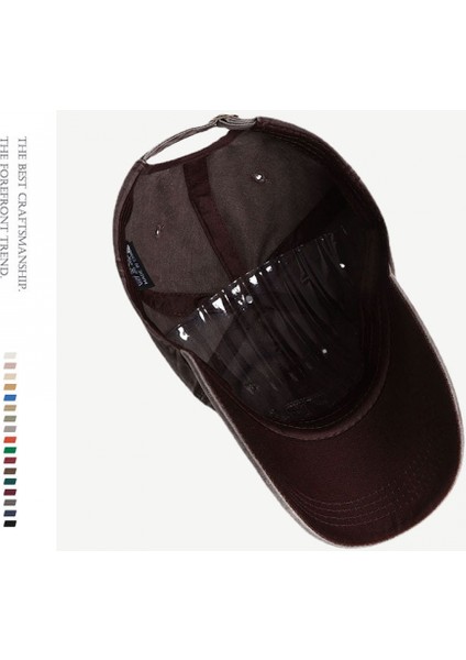 Harf Nakış Harf Ayarlanabilir Beyzbol Şapkası (Siyah) (Yurt Dışından) modelleri