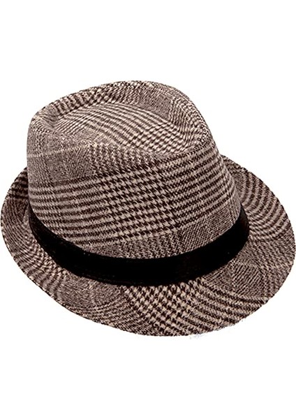 Erkekler ve Kadınlar Için Vintage Manhattan Caz Şapkaları Caz Şapkası Moda Erkek Ingiliz Retro Erkek Kısa Kenarlı Silindir Şapka Sahne Güneşlik Tüm Maç Gündelik Beyefendi Şapkası Kadın (Yurt Dışından) fiyatları