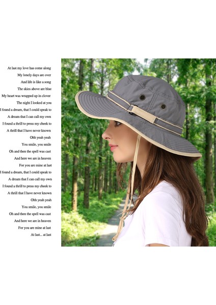 Boyun Kapaklı Erkek Güneş Şapkası Çabuk Kuruyan Uv Koruyucu Şapka Balıkçılık Şapkası (Bej + Ordu Yeşil Şal) (Yurt Dışından) modelleri