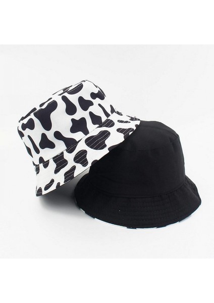 Unisex Kelebek Desenli Baskılı Kova Şapka Çift Taraflı Aşınabilen Çift Taraflı Balıkçı Şapkası (Yurt Dışından) fiyatları