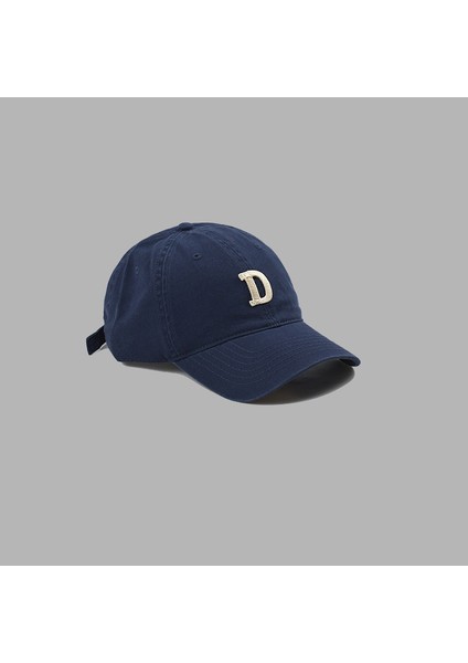 Bahar Yumuşak Üst Yıkanmış D Harfi Sivri Şapka Kadın, Tüm Maç Gündelik Beyzbol Şapkası, Lacivert (Yurt Dışından)