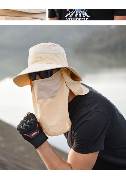 Balıkçı Şapkası Güneş Koruma Şapkası - Erkekler ve Kadınlar Için Premium Upf 50+ Katlanabilir Kapaklı Boonie Şapkası (Haki) (Yurt Dışından) indirimleri