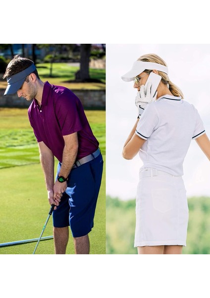 Kadın Erkek Için Spor Güneşlikler Yaz Uv Korumalı Ayarlanabilir Güneş Şapkası Şapkası, 2 Paket (Yurt Dışından) fırsatları