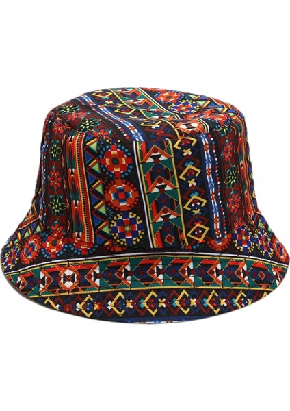 Kadınlar Için Sevimli Kova Şapka Plaj Balıkçı Şapkaları, Çift Taraflı Aşınabilen Unisex (HATA008) (Yurt Dışından)