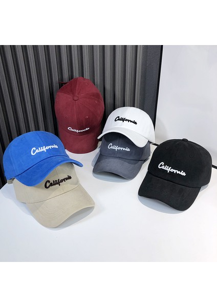 Harf Işlemeli Sivri Şapka, Çok Yönlü Güneş Koruyucu Yumuşak Üst, Show Face Küçük Beyzbol Şapkası, Haki (Yurt Dışından) fiyatları