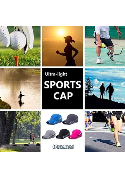 Açık Güneşlik Şapkalar Hafif Su Geçirmez Nefes Alabilen Spor Şapka UPF50 + Ultra Ince Soğutma Beyzbol Şapkaları (Yurt Dışından) indirimleri