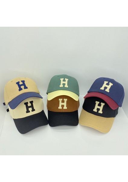 Şapka Kadın Yaz ve Bahar Mektup Nakış Doruğa Kap Rahat Vahşi Beyzbol Şapkası Erkekler (Siyah) (Yurt Dışından) fiyatları