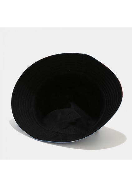 Unisex Deniz Animail Desenli Baskılı Kova Şapka Çift Taraflı Aşınabilen Çift Taraflı Balıkçı Şapkası (Yurt Dışından) modelleri