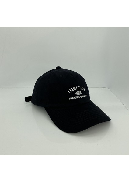 Şapka Işlemeli N Harfli Erkekler ve Kadınlar Için Ayarlanabilir Beyzbol Şapkası (Siyah) (Yurt Dışından)