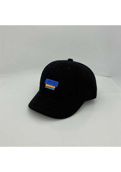 Kısa Kenarlı Sivri Şapkalı Erkek ve Kadın Ayarlanabilir Beyzbol Şapkası (Siyah) (Yurt Dışından)