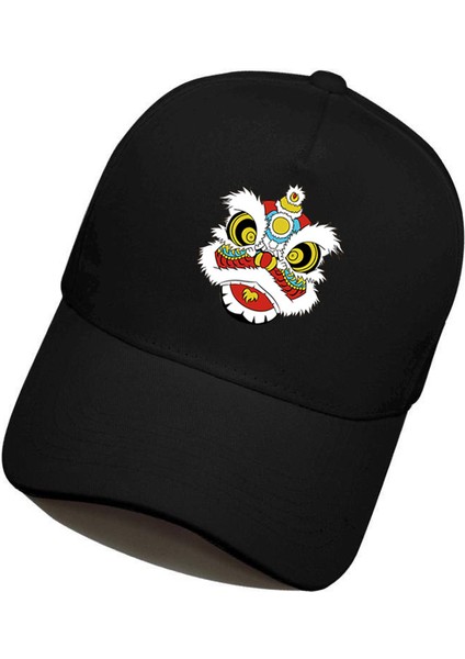 Ulusal Stil Şapka Ulusal Gelgit Uyanık Aslan Vahşi Beyzbol Şapkası Ulusal Stil Hip-Hop Sivri Uçlu Kap (Yurt Dışından)