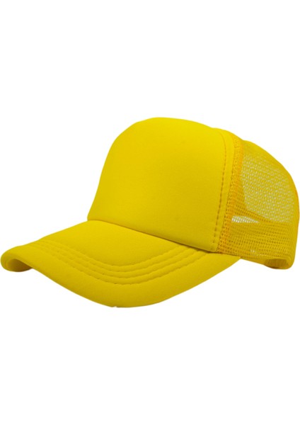 Iki Renkli Kamyon Şoförü Şapkası Ayarlanabilir Snapback Askılı Yazlık Örgü Şapka (Yurt Dışından)