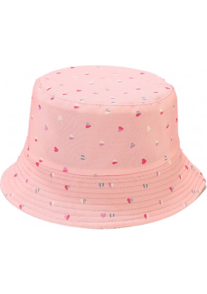 Kadınlar Için Sevimli Kova Şapka Plaj Balıkçı Şapkaları, Çift Taraflı Aşınma Üniseks (HATE018) (Yurt Dışından)