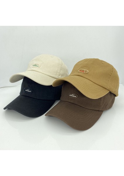 Kişilik Trendy Yumuşak Üst Kapak Saf Pamuk Tüm Maç Günlük Beyzbol Şapkası (Siyah) (Yurt Dışından) fiyatları
