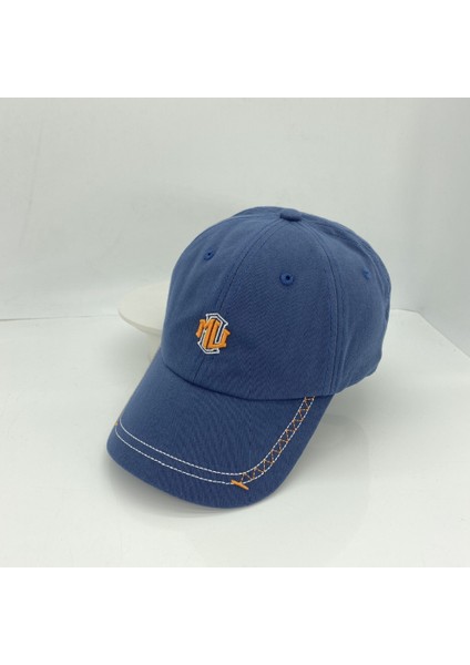 Şapka Kadın Işlemeli Yumuşak Üst Bahar ve Yaz Güneşlik Geniş Kenarlı Rahat Yıpranmış Beyzbol Şapkası Erkekler (Lacivert) (Yurt Dışından)